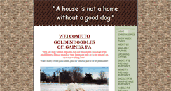 Desktop Screenshot of goldendoodles-of-gaines-pa.com